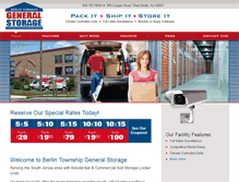 Tablet Screenshot of berlingeneralstorage.com